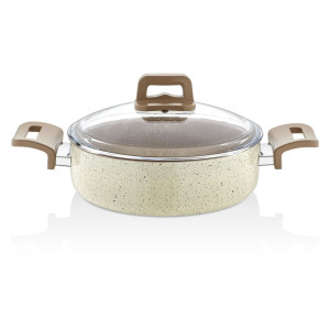 22 CM Granit Basık Tencere