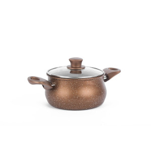 16 Cm Granit Mat Siyah Güveç