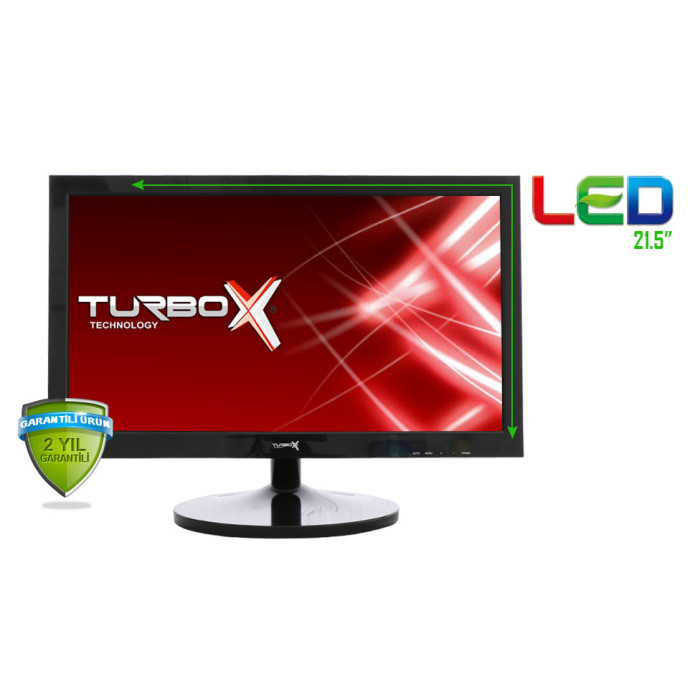 TURBOX TR-TM22 21.5" LED HDMİ WIDE FULL HD SIFIR GARANTİLİ MONİTÖR