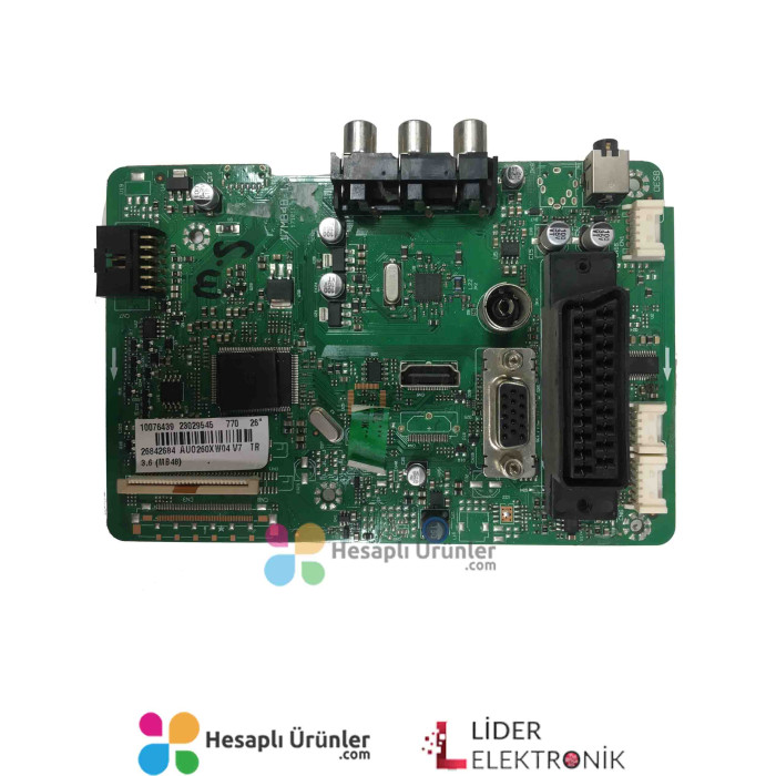 17MB48-1.1, 23029545, 10076439 Vestel Mainboard Anakart, 26V3010, T260W04 V-7