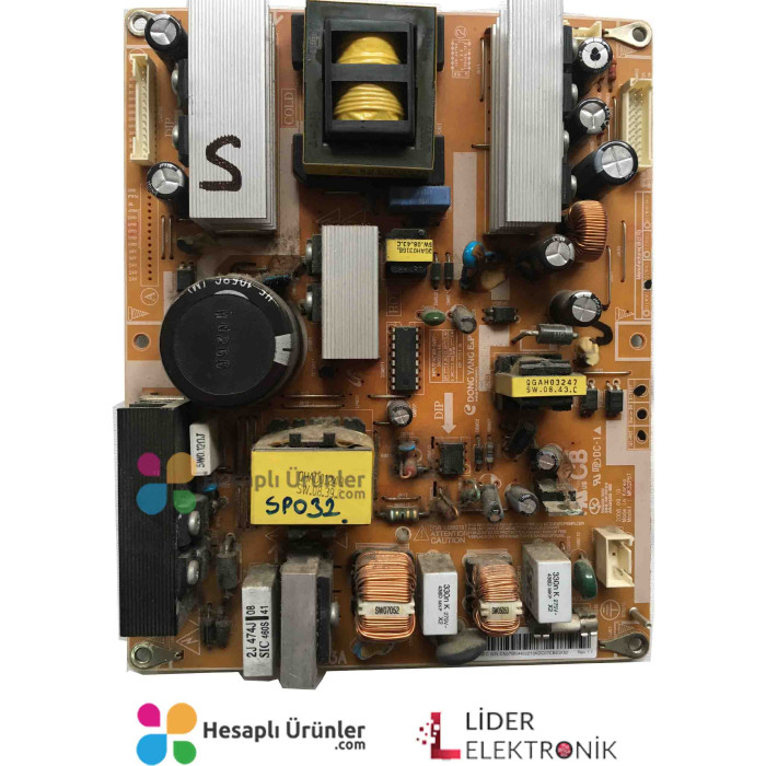 BN44-00213, A, MK32P5T, Samsung Power Board Besleme Kart, LE32A330, LE32A55P3R, T315HW01