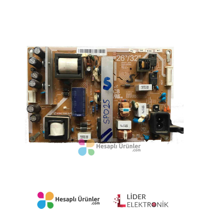 BN44-00438C, I2632F1_BDY, Samsung Power Board Besleme Kart, LE32D550, LE32D551, LTF320HN01