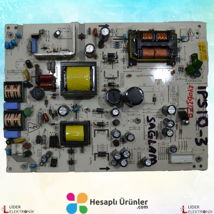 17IPS10-3, 20463178, Vestel LCD TV Power Board, Anakart, İnverter, board, Vestel 32VH3000