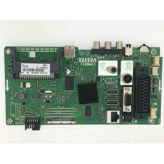 17MB211 , 27885414 , 23445199 , Vestel Mainboard Anakart , 55CF7620 , 23445199