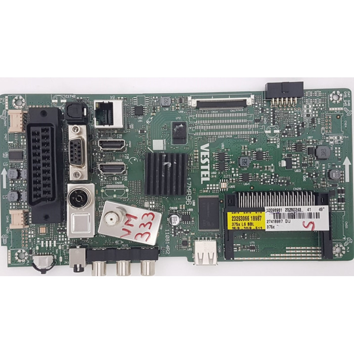 17MB96 , 23280243 , 23263066 , Vestel Mainboard Anakart , 49HL600 , VES490UNDL-2D , 10098981 , 27418987