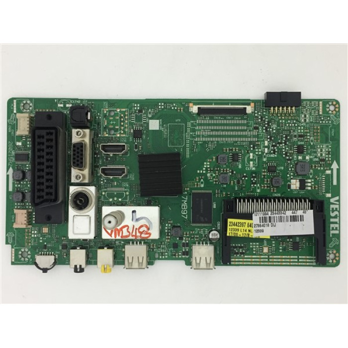 17MB97 , 10111994 , 23443342 Vestel Mainboard Anakart , VES480UNDS-2D-N12 , 48HL555 , HI-LEVEL