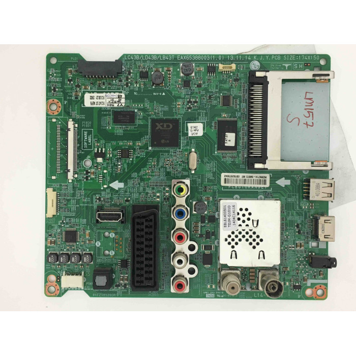 EBT62973042 , EAX65388006 , EAX65388005 (1.0) LG Mainboard Anakart 49LB620V