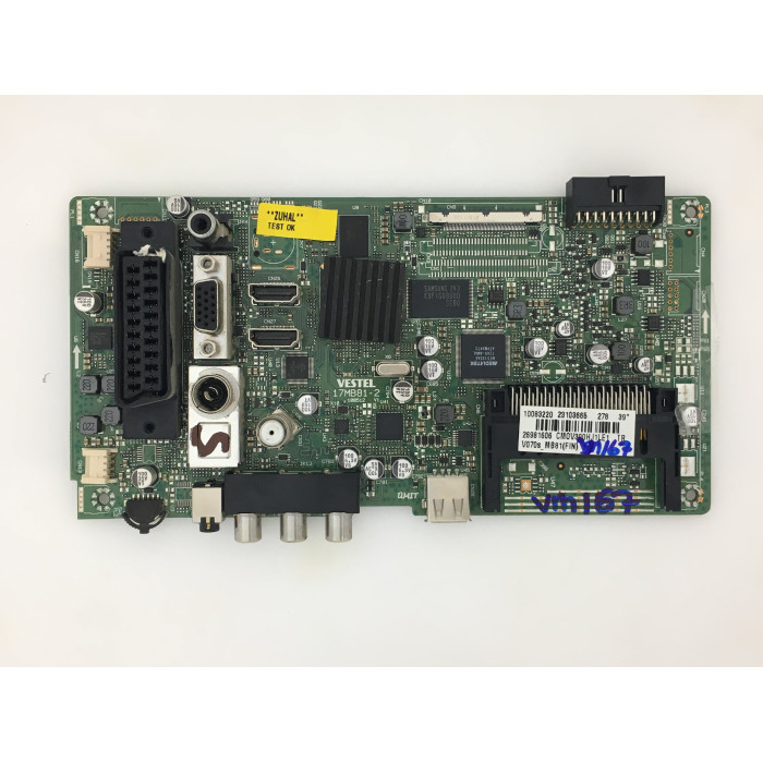 17MB81-2, 23103665, Vestel Finlux Mainboard Anakart, 26981606, CMOV390HJILE1TR