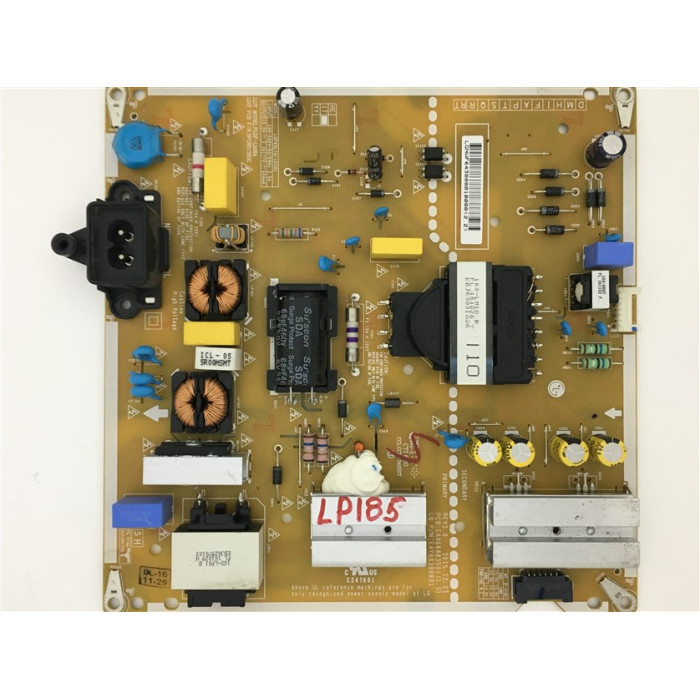 EAY64388801 , LGP43LIU-16CH1 , PLDF-L508A , 3PCR01389A , EAX66883501(1.5) , LG Power Board Besleme Kart , LG 43UH6100 , LG 43UH6030