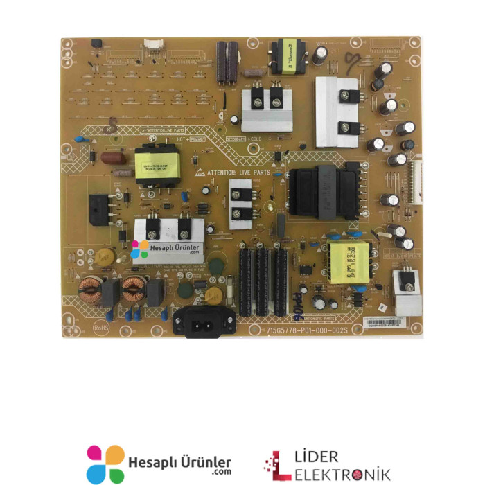 715G5778-P01-000-002S, Philips Power Board Besleme Kart, 42PFL5028K, 42PFL4208 K/12