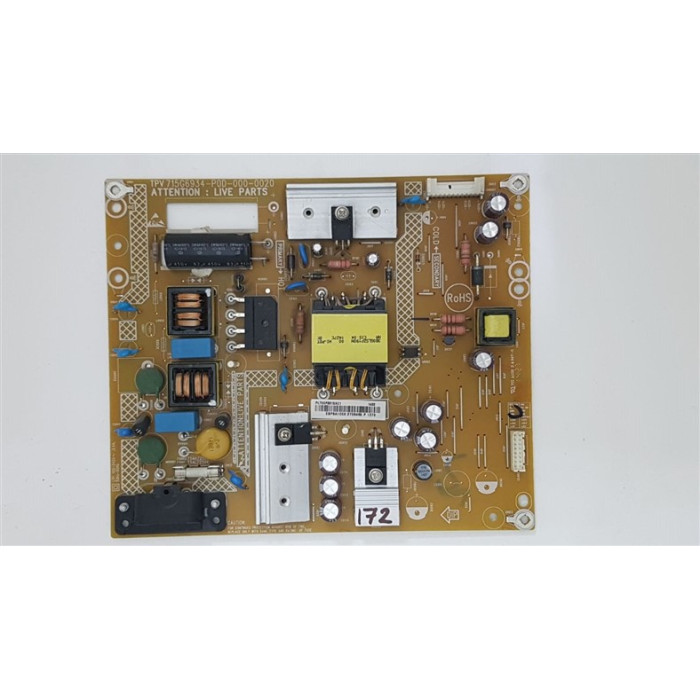 TPV715G6934-P0D-000-0020 , PHILIPS Power Board Besleme Kart , 40PFK4009-12