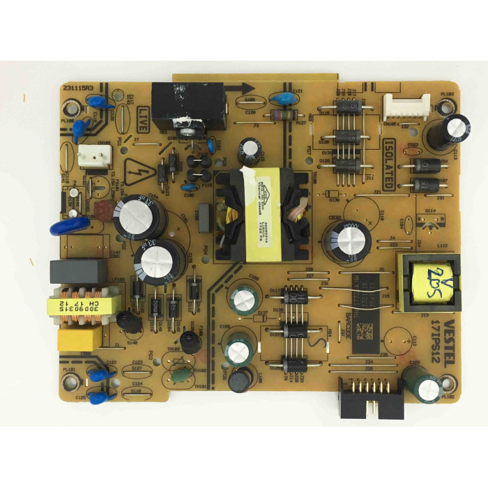 17IPS12, 23321119, 27847423 Vestel Power Board Besleme Kart, 48SC7600, VES480UNDS-2D-N11