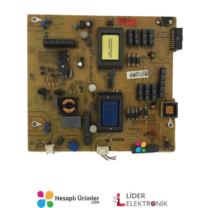 17IPS19-5, V.1 , 23140225, Vestel Power Board Besleme Kart, LED TV