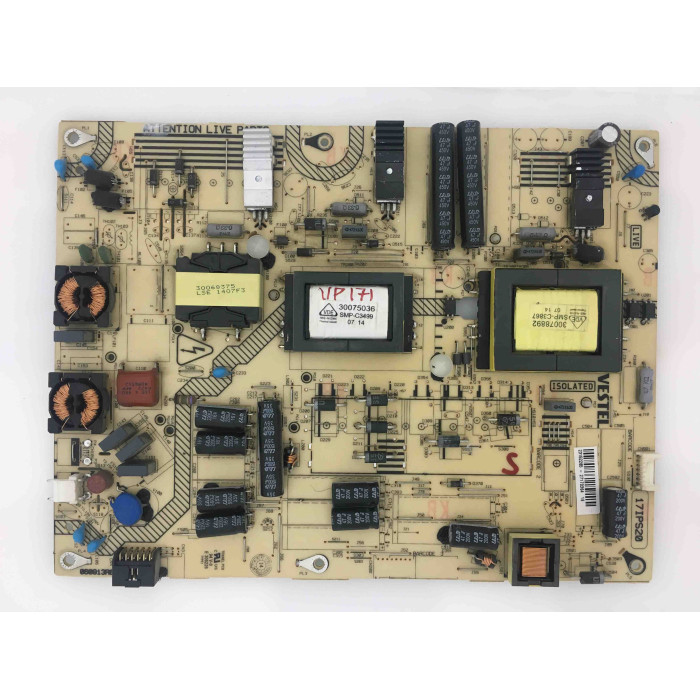 17IPS20, 23152286, 27170364, Vestel Power Besleme Board, LT-40TW51J