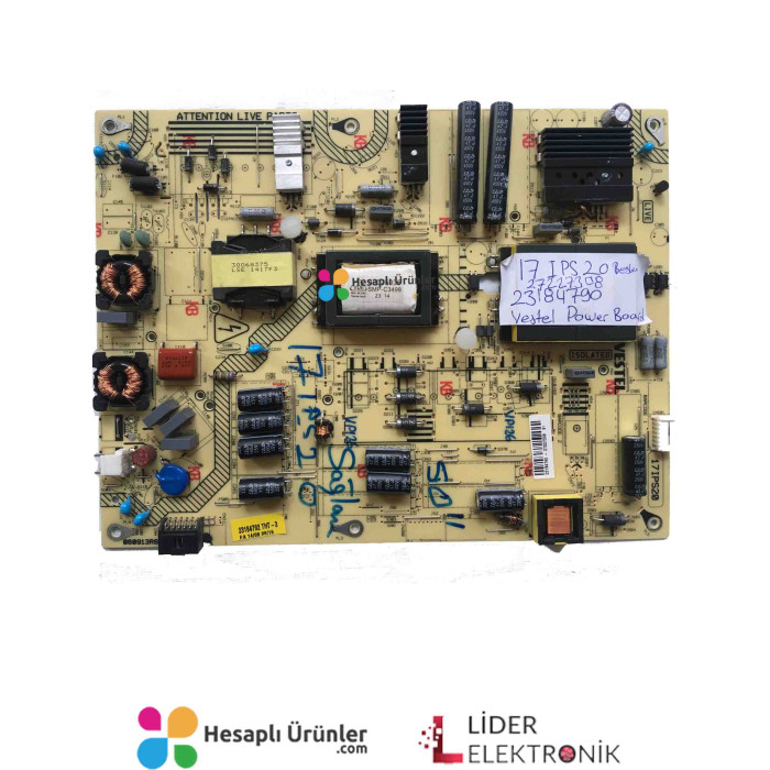 17IPS20, 23184790, 27227308, Vestel Power Board Besleme Kart