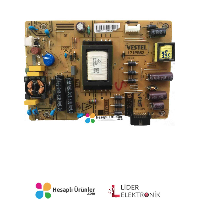 17IPS62, 23321189, 27624257, Vestel Power Board Besleme Kart