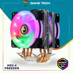 GAMETECH FREEZER HD2.4 AMD/INTEL RAINBOW İŞLEMCİ FANI 100 W TDP