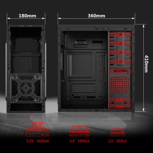 GAMETECH SAMPLE 300WATT ATX KASA