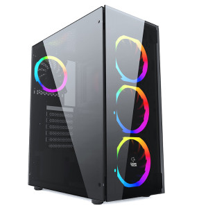 GAMETECH Ares Rainbow 4x120mm Fan Gaming Oyuncu Kasası