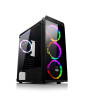 GAMETECH ZEUS KUMANDALI RGB 4x120mm Fan Gaming Oyuncu Kasası