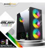 GAMETECH GALAXY KUMANDALI RGB 3x140mm - 1x120mm Fan Gaming Oyuncu Kasası