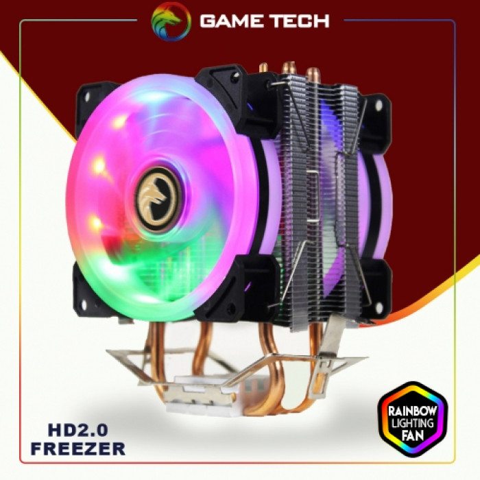 GAMETECH FREEZER HD2.0 AMD/INTEL RAINBOW İŞLEMCİ FANI 95 W TDP