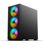 GAMETECH GALAXY KUMANDALI RGB 3x140mm - 1x120mm Fan Gaming Oyuncu Kasası