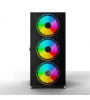 GAMETECH GALAXY KUMANDALI RGB 3x140mm - 1x120mm Fan Gaming Oyuncu Kasası