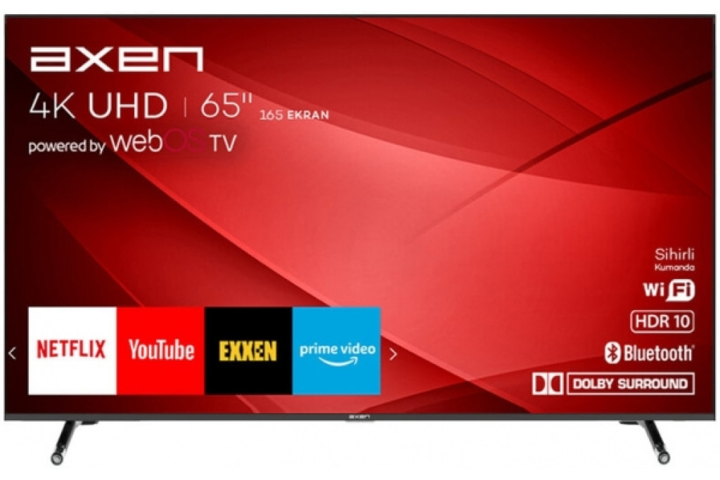 Axen AX65FIL240 4K Ultra HD 65" Smart LED TV İncelemesi: Sinema Keyfini Evde Yaşayın