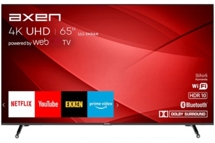 Axen AX65FIL240 4K Ultra HD 65&quot; Smart LED TV İncelemesi: Sinema Keyfini Evde Yaşayın